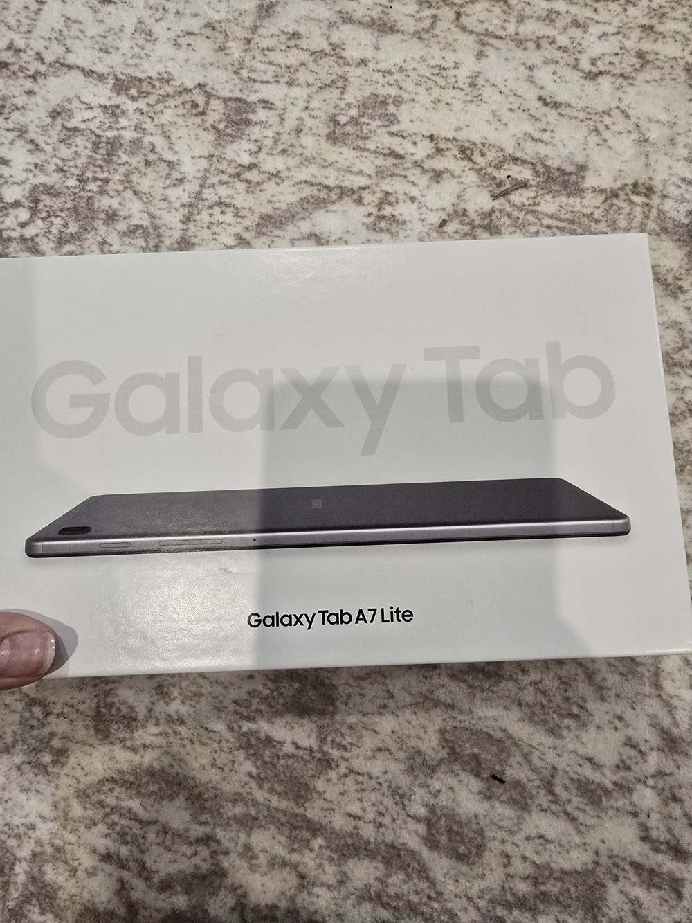 Samsung Tablet in Light Gray